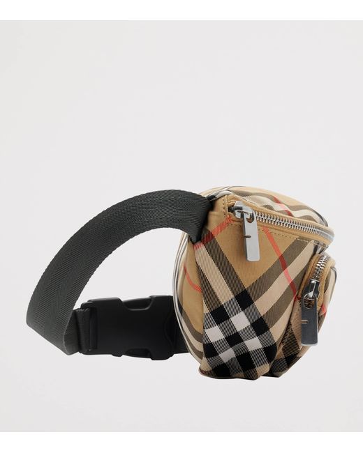 Burberry Natural Small Check Belt Bag for men