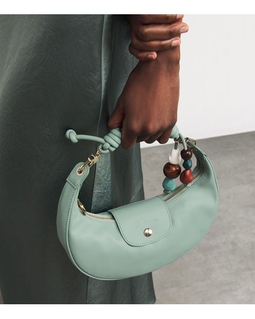 Longchamp Green Medium Leather Le Pliage Xtra Shoulder Bag