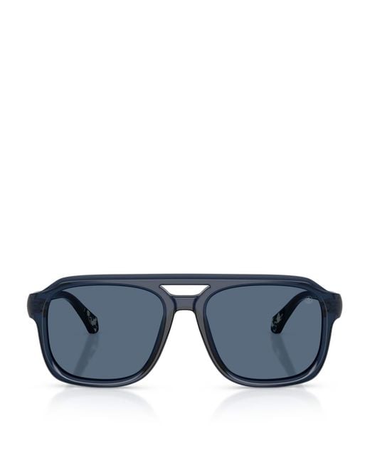 Moncler Blue Vantos Pillow Sunglasses