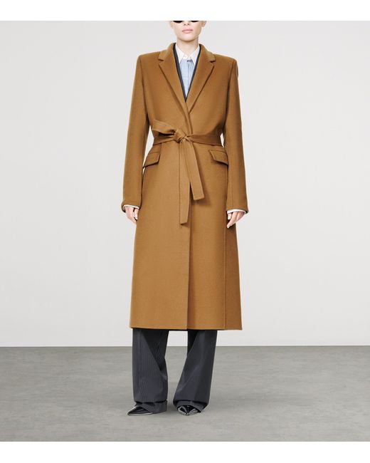Tom Ford Brown Cashmere Wrap Coat