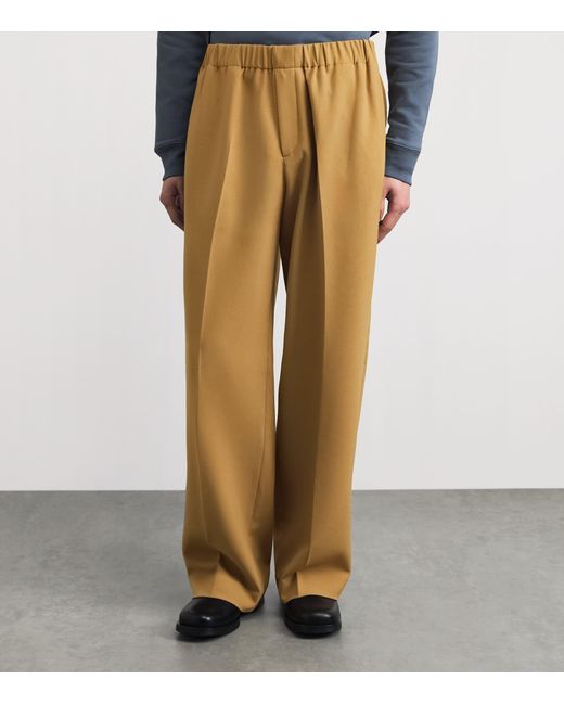 Sandro Natural Jersey Wide-Leg Trousers for men