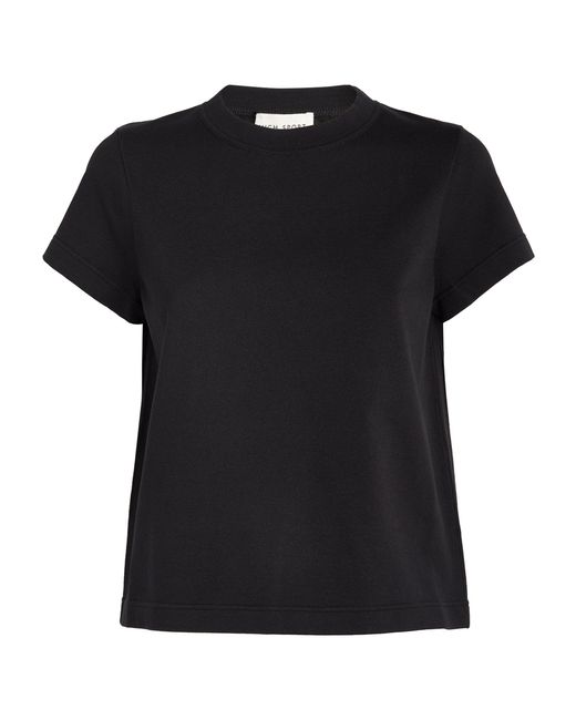 High Sport Black Cotton-blend Raff T-shirt