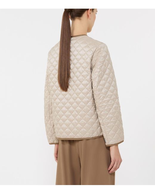 Max Mara Natural Quilted Bello Jacket