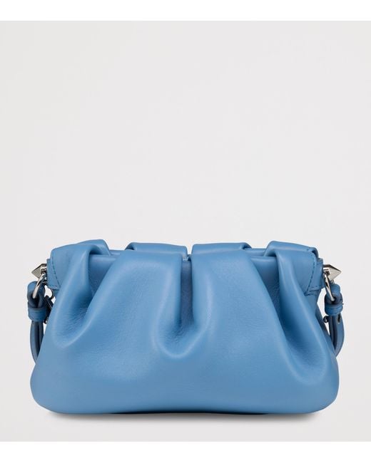 Christian Louboutin Blue Eva Mini Leather Cross-Body Bag
