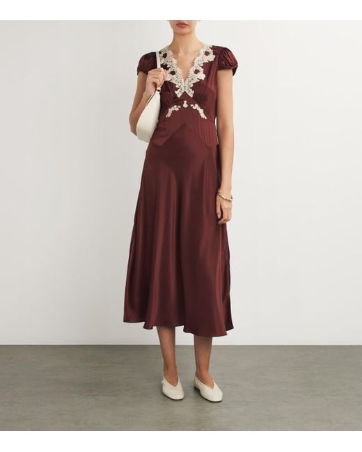 Purple Coraline Tie Dress main image 0