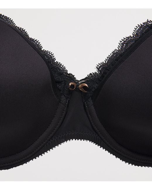 Chantelle Black Lace-Trim Maternity Bra