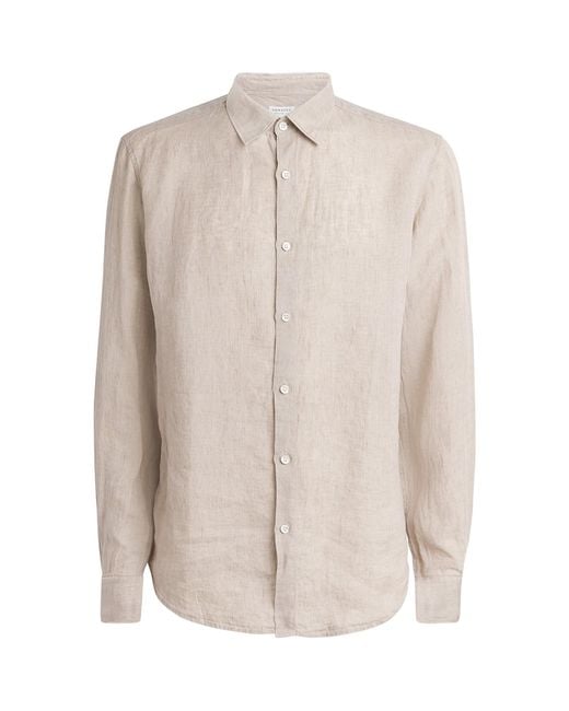 Sunspel Natural Linen Shirt for men