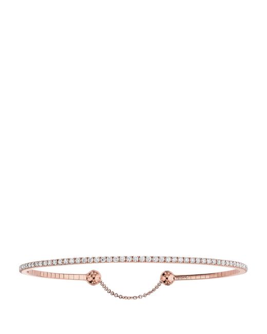 Messika White Skinny Classique And Diamond Bracelet
