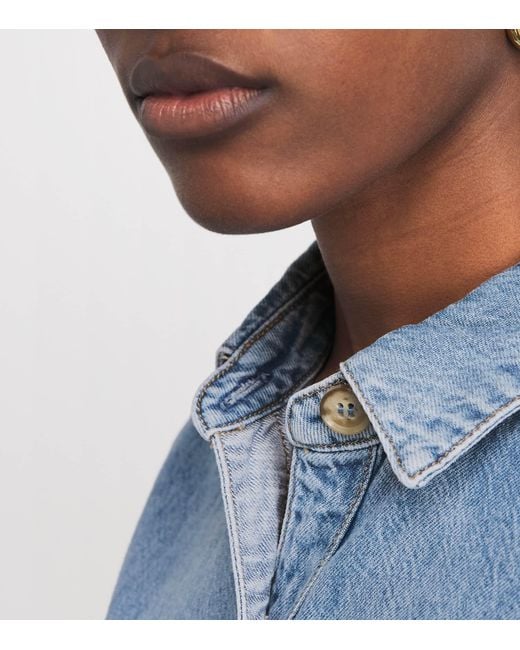 PAIGE Blue Denim Maliah Playsuit