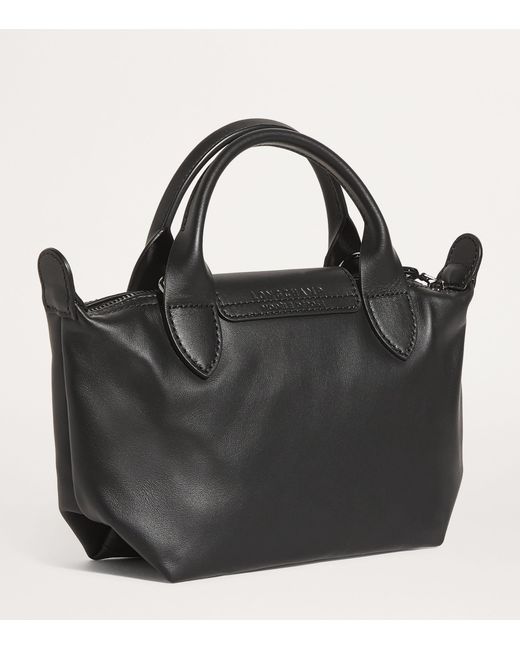 Longchamp Black Extra-Small Leather Le Pliage Xtra Handbag