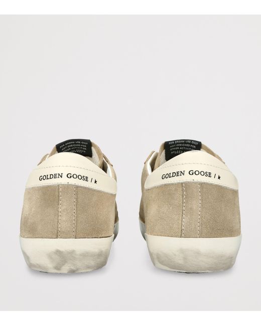 Golden Goose Deluxe Brand Natural Suede Super-Star Sneakers for men