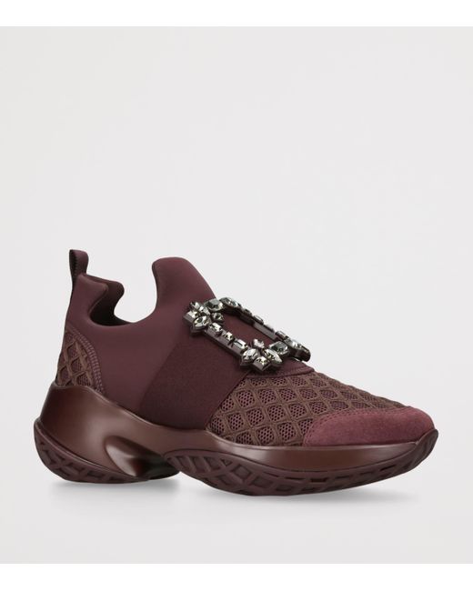 Roger Vivier Brown Viv' Run Sneakers
