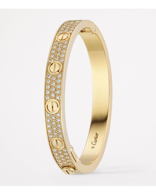Cartier Natural And Diamond Love Bracelet