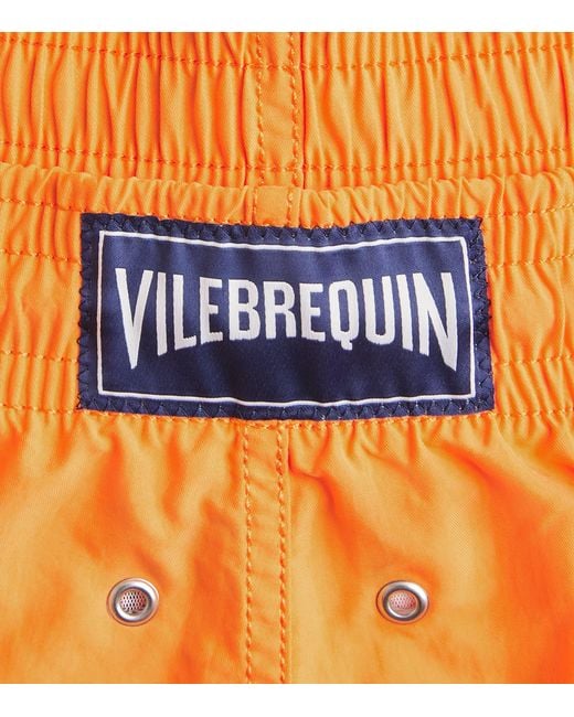 Vilebrequin Orange Water-Reactive Octopus Swim Shorts for men