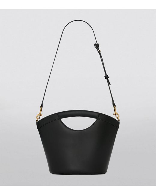 Saint Laurent Black Mini Leather Tote Bag