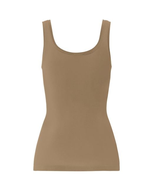Hanro Brown Touch Feeling Tank Top