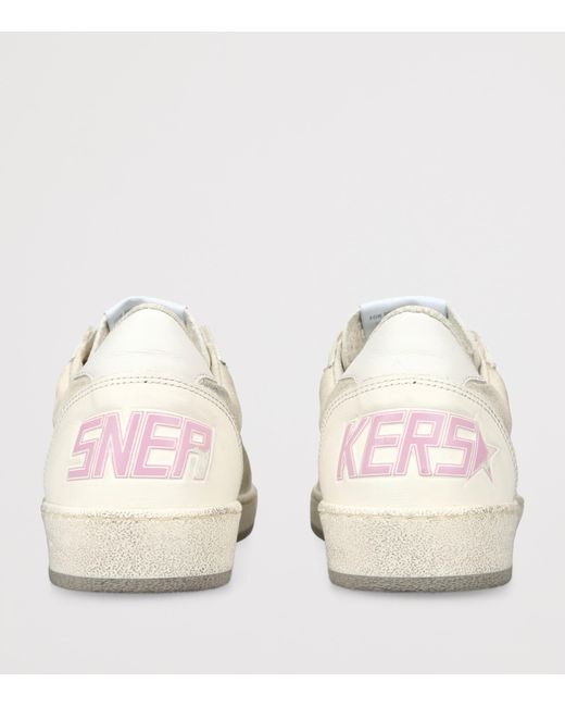 Golden Goose Deluxe Brand White Leather Ballstar Sneakers