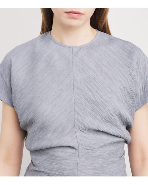 Totême  Gray Mistral Slouch-Waist Top