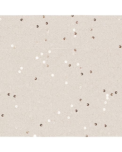 Brunello Cucinelli White Cashmere-Silk Diamond Yarn Sequin Scarf