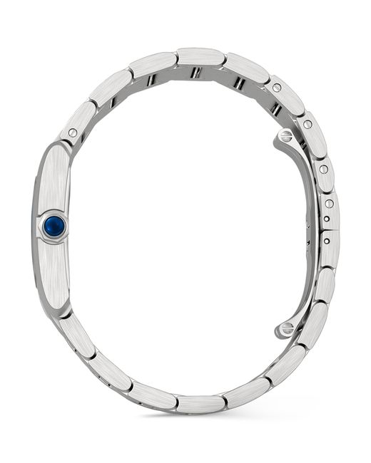 Cartier Gray Medium Steel Tank Française Watch 27Mm