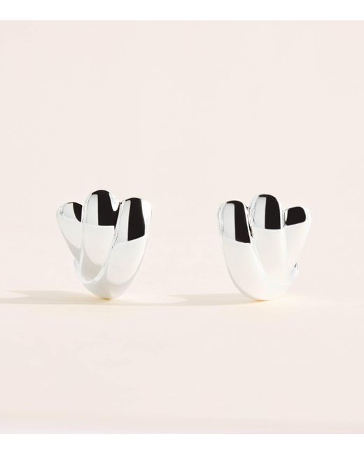 LIE STUDIO Natural Sterling The Magda Earrings