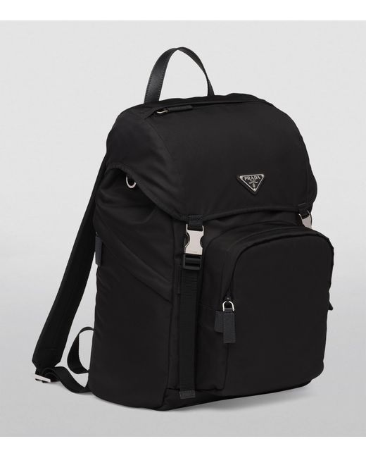 Prada Black Re-Nylon Backpack for men