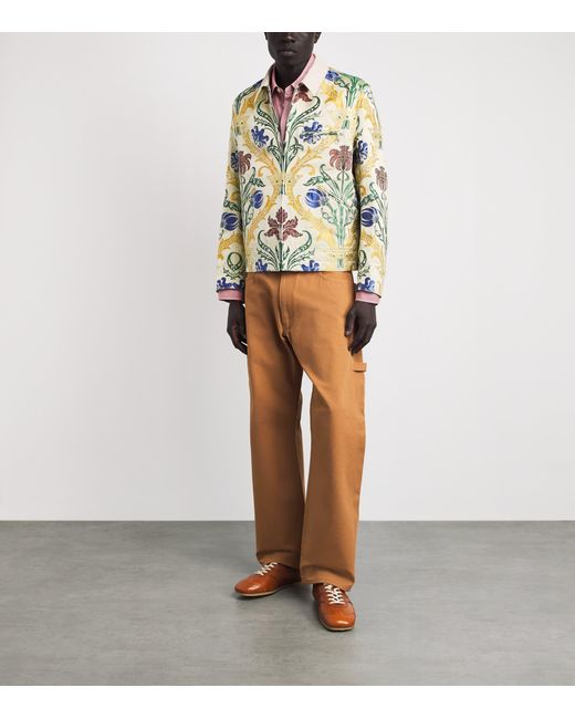 Junya Watanabe Metallic Embroidered Collared Jacket for men