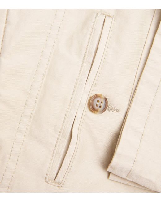 Canali Natural Stretch-Cotton Drawstring Trousers for men