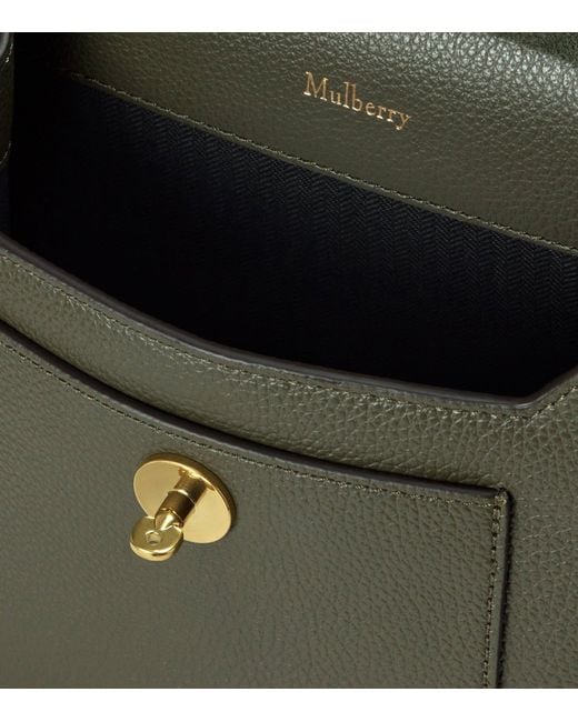 Mulberry Green Leather Antony Messenger Bag