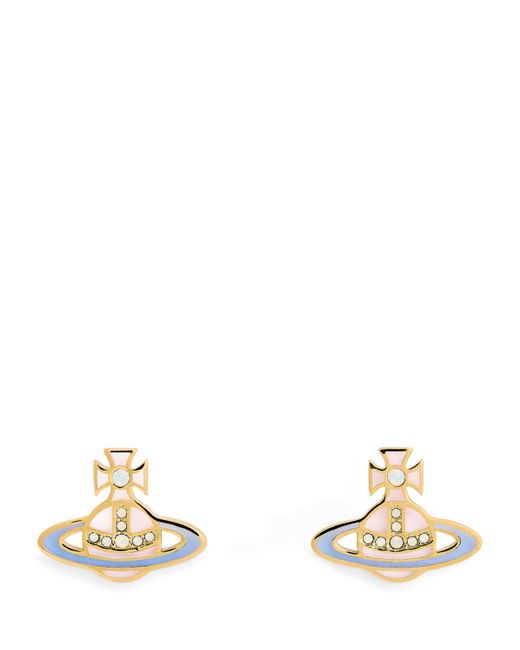 VivienneWestwood ゴールド＆ピンク Concetta Bas Relief ピアス CONCETTA BAS RELIEF ピアス(ピンク系)（レディース