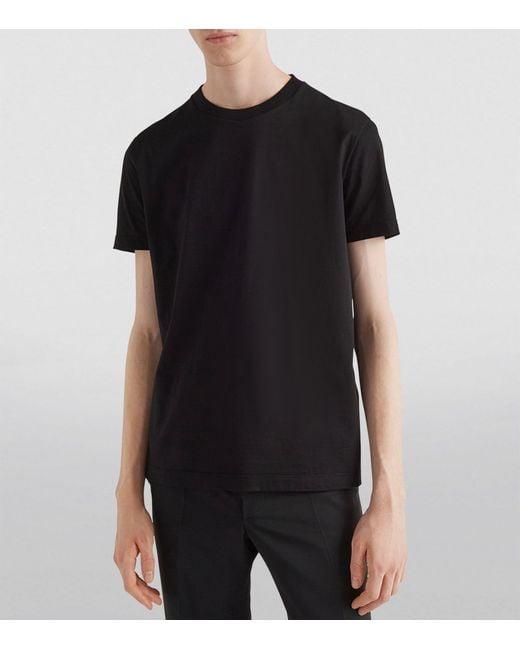 Prada Black Cotton Triangle T-shirt (3 Pack) for men
