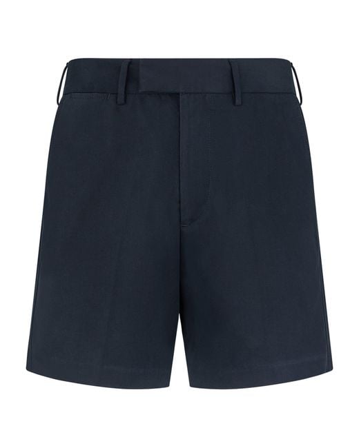 Tom Ford Blue Cotton Shorts for men