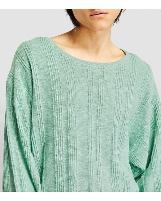 Commas Green Round-neck Sweater for men