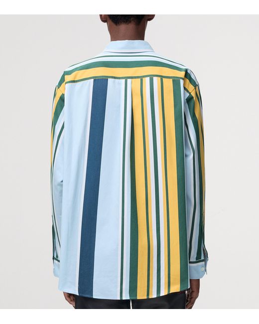Loewe Blue Stripe Print Shirt for men