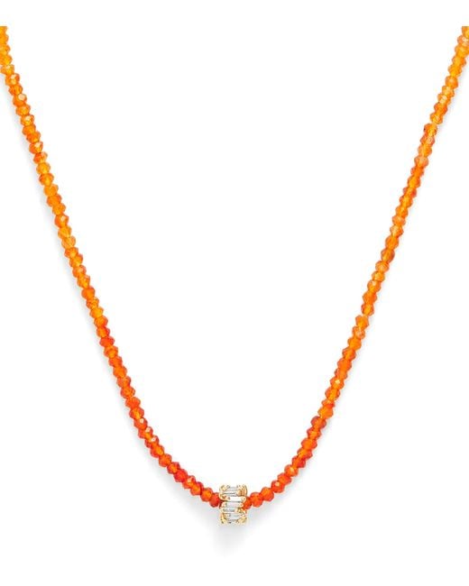 Suzanne Kalan Orange Diamond And Opal Infinite Beaded Bracelet