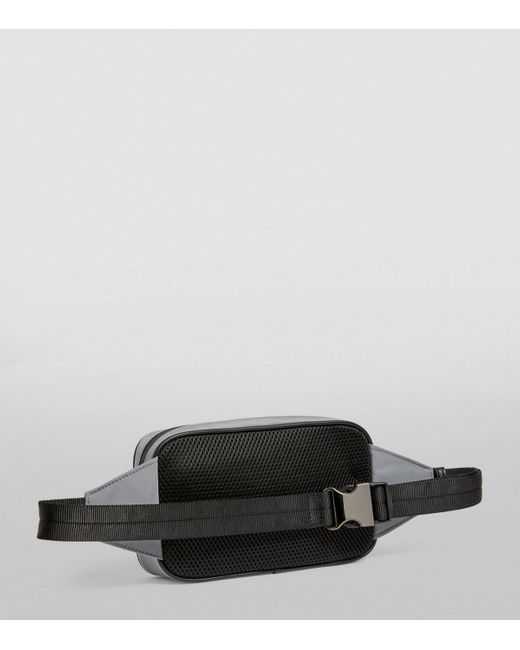 Emporio Armani Gray Nylon Belt Bag for men