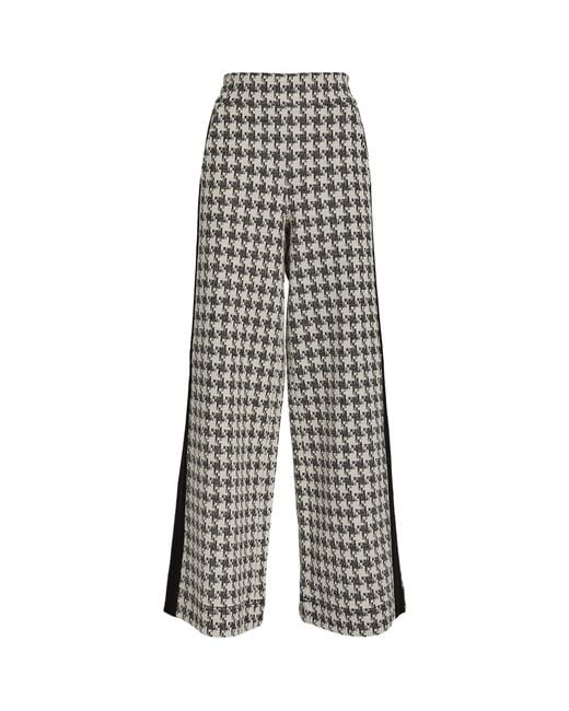 ME+EM Gray Me+em Houndstooth Ponte Trousers