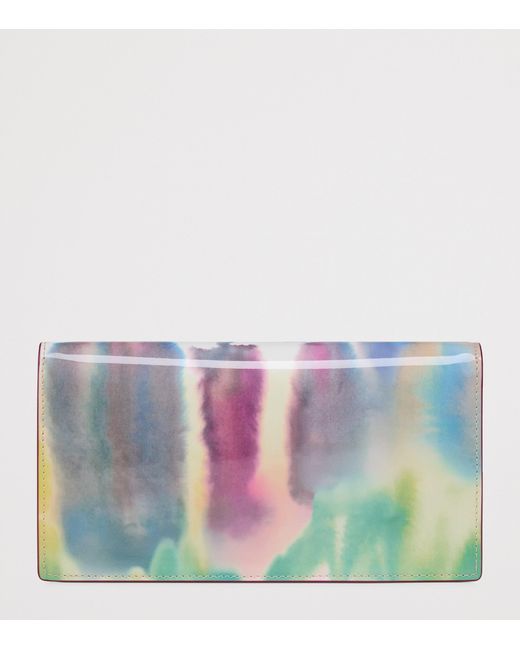 Christian Louboutin Purple Bettina Patent Leather Clutch Bag