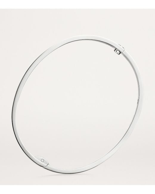 Cartier White And Diamond Love Bangle