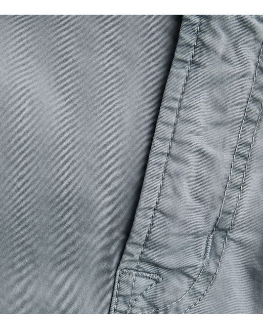 7 For All Mankind Gray Stretch-cotton Chino Shorts for men