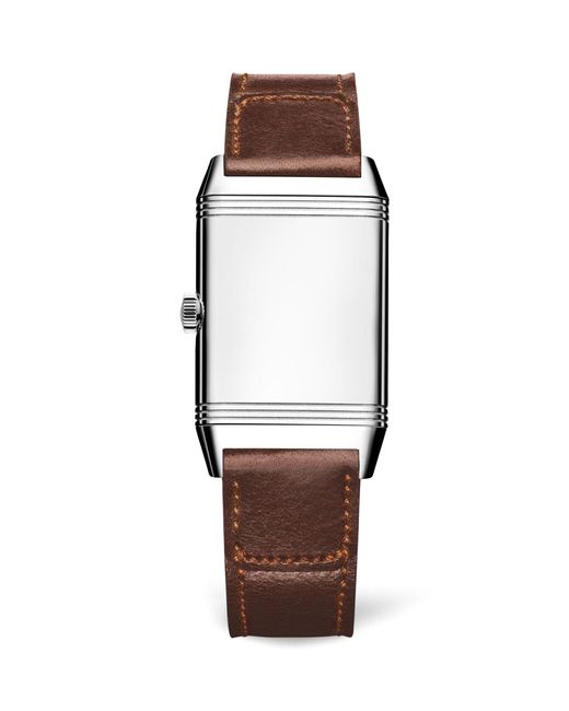 Jaeger-lecoultre Brown Stainless Steel Reverso Watch 25.5mm for men