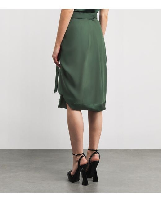 Vivienne Westwood Green Zora Midi Skirt