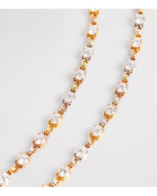 Spinelli Kilcollin Metallic Mixed And Diamond Aysa Necklace