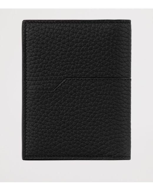 Chopard Black Leather Heritage Card Holder for men