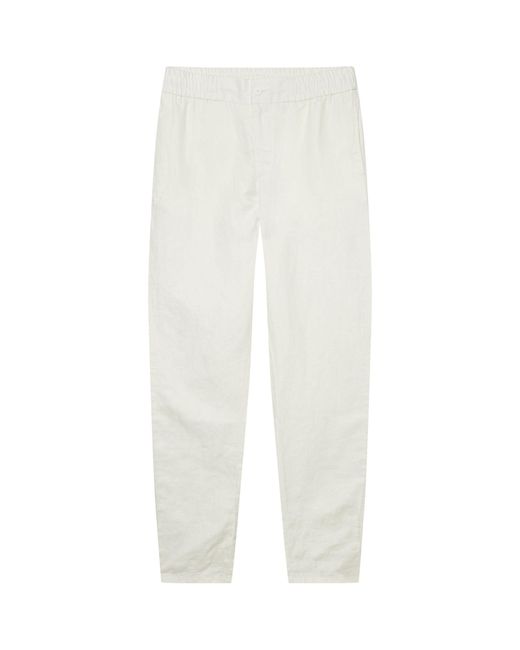 Orlebar Brown White Linen Cornell Trousers for men