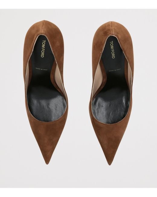 Tom Ford Brown Suede Betty Pumps 105