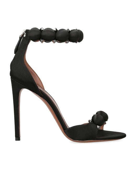 Ala a Bombe Sandals 110 in Black Lyst