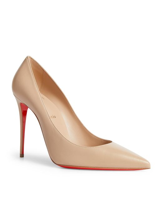 Christian Louboutin Natural Kate Leather Pumps 100