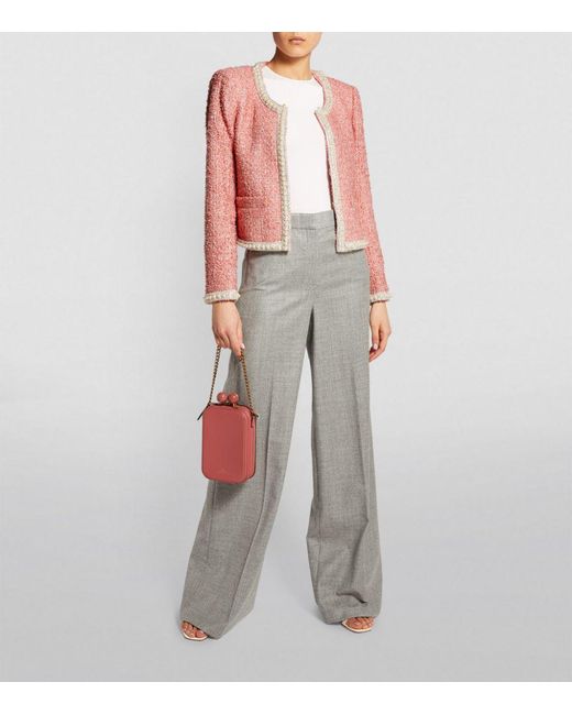 Alice olivia tweed jacket sale
