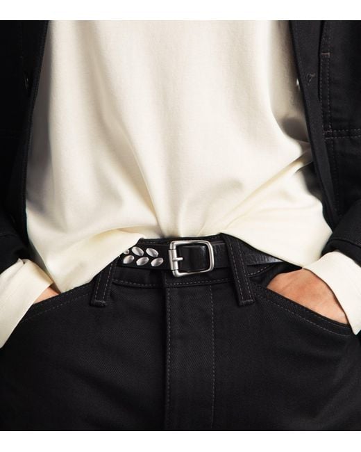 Lemaire White Cotton Ribbed Long-Sleeve T-Shirt